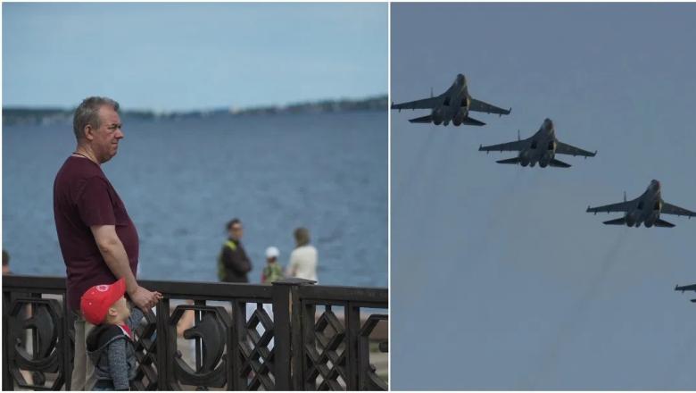 Военные рассказали, почему жители Петрозаводска не дождались обещанной эскадрильи самолетов