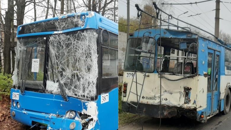 В Петрозаводске разбили несколько троллейбусов 