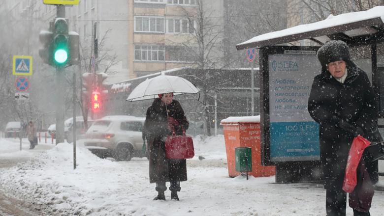 На Петрозаводск снова надвигается мощный снегопад