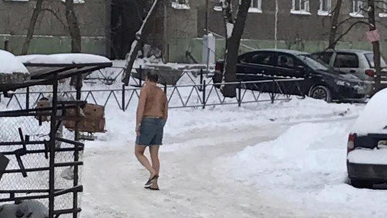 В МВД рассказали, что стало с голым мужчиной, бегавшим по улице в Петрозаводске