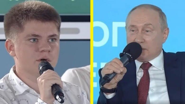  Школьник поправил Путина на открытом уроке: его отчитала директор