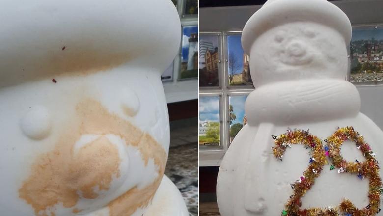 В Петрозаводске пострадал ребенок, прикоснувшись к снеговику