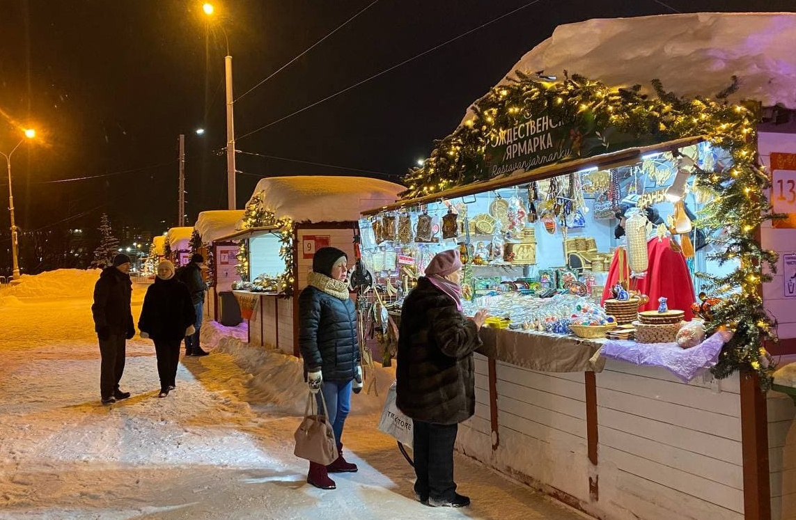 В Петрозаводске на площади Кирова откроется рождественская ярмарка